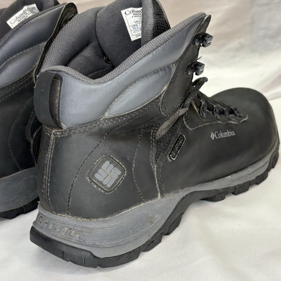 Columbia Newton Ridge Plus II Waterproof Hiking Boots Mens 10.5 Black BM2590 main image 6